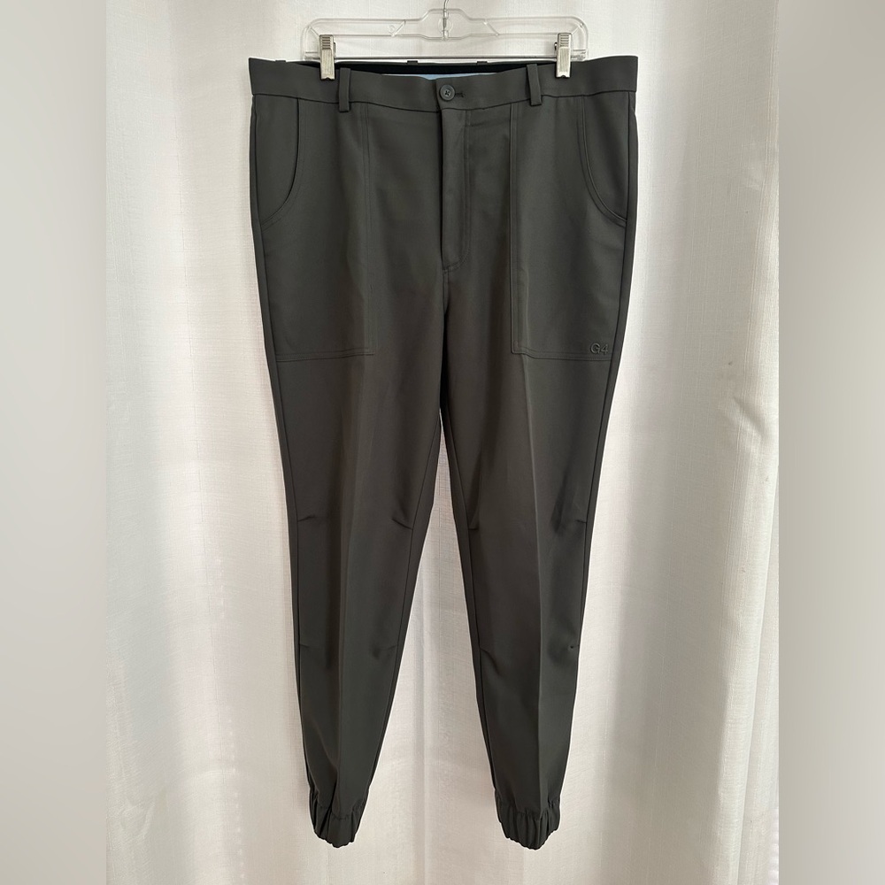 G/FORE Men’s Golf Jogger Pants in Dark Gray, Size 36